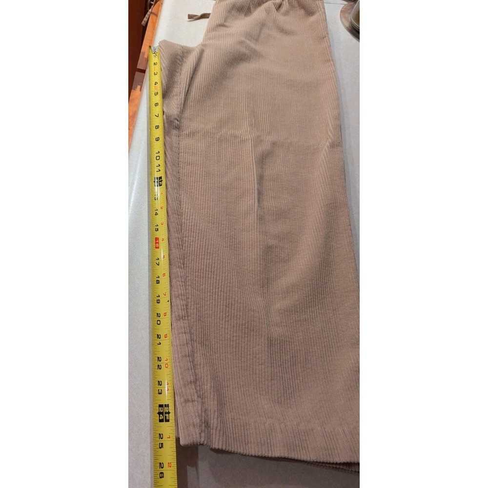 Orvis Jacket Womens 14 Tan Vintage Corduroy Button Front 2PC Set High Waist Pant - Picture 15 of 16